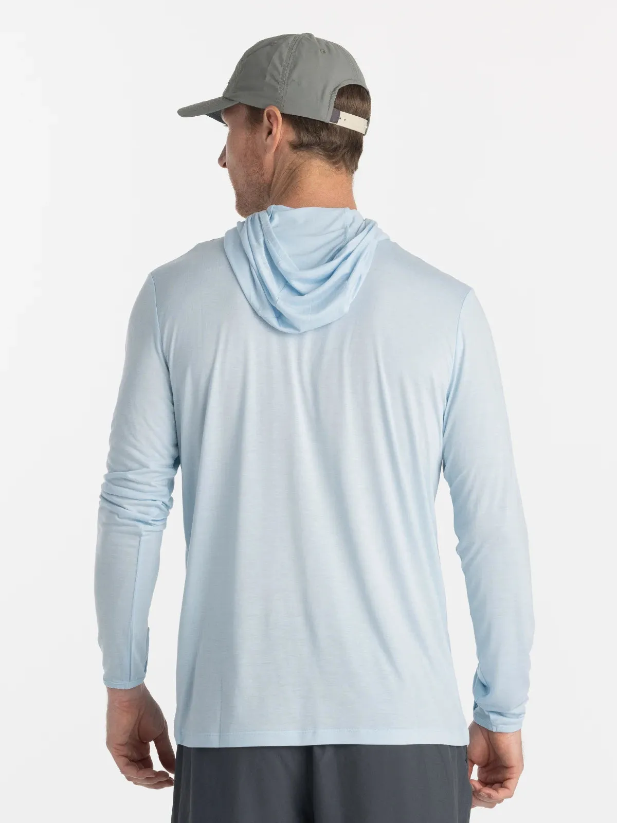 Men's Bamboo Lightweight Hoodie - Blue Bird