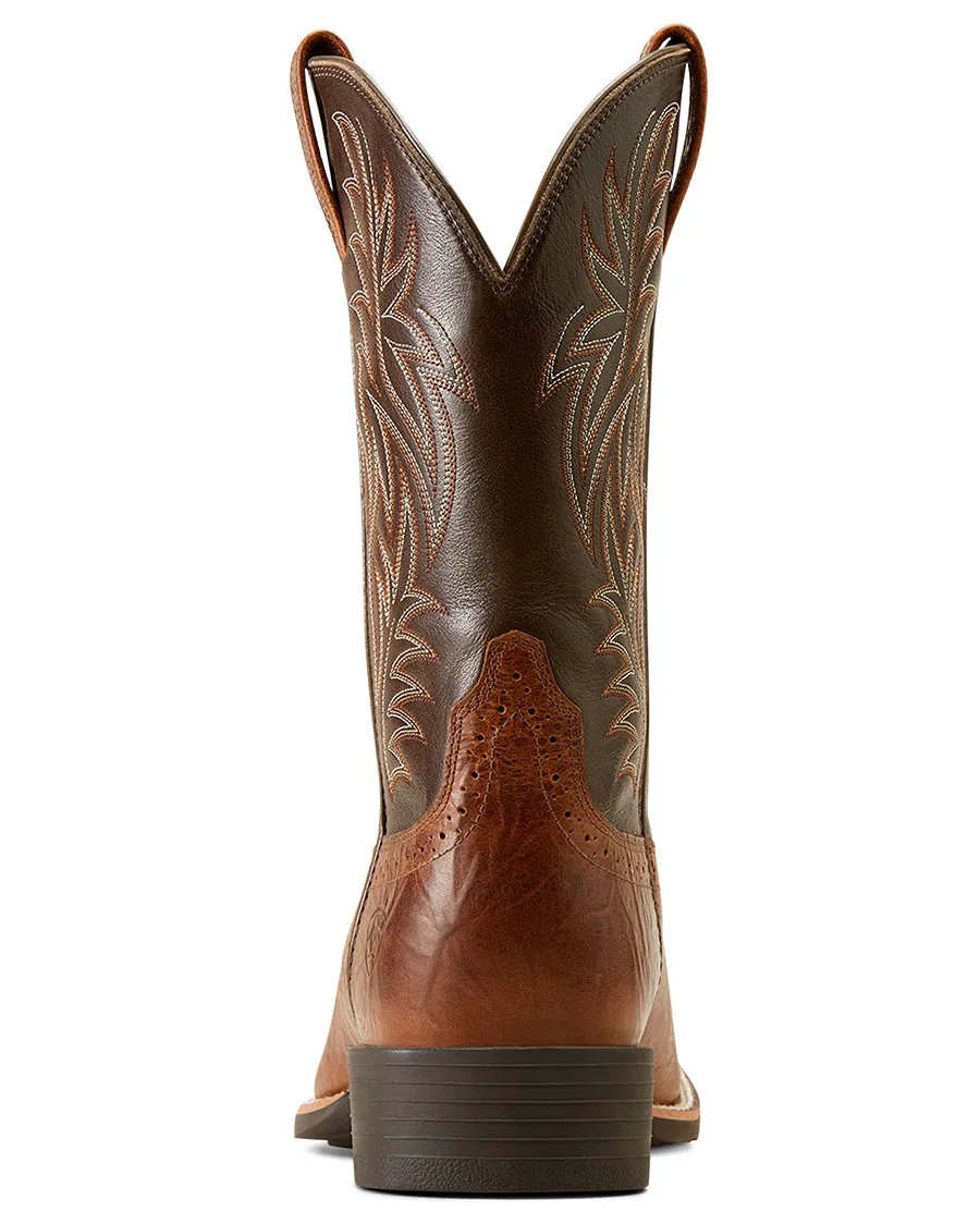 Men's Sport Wide Square Toe Cowboy Western Boots