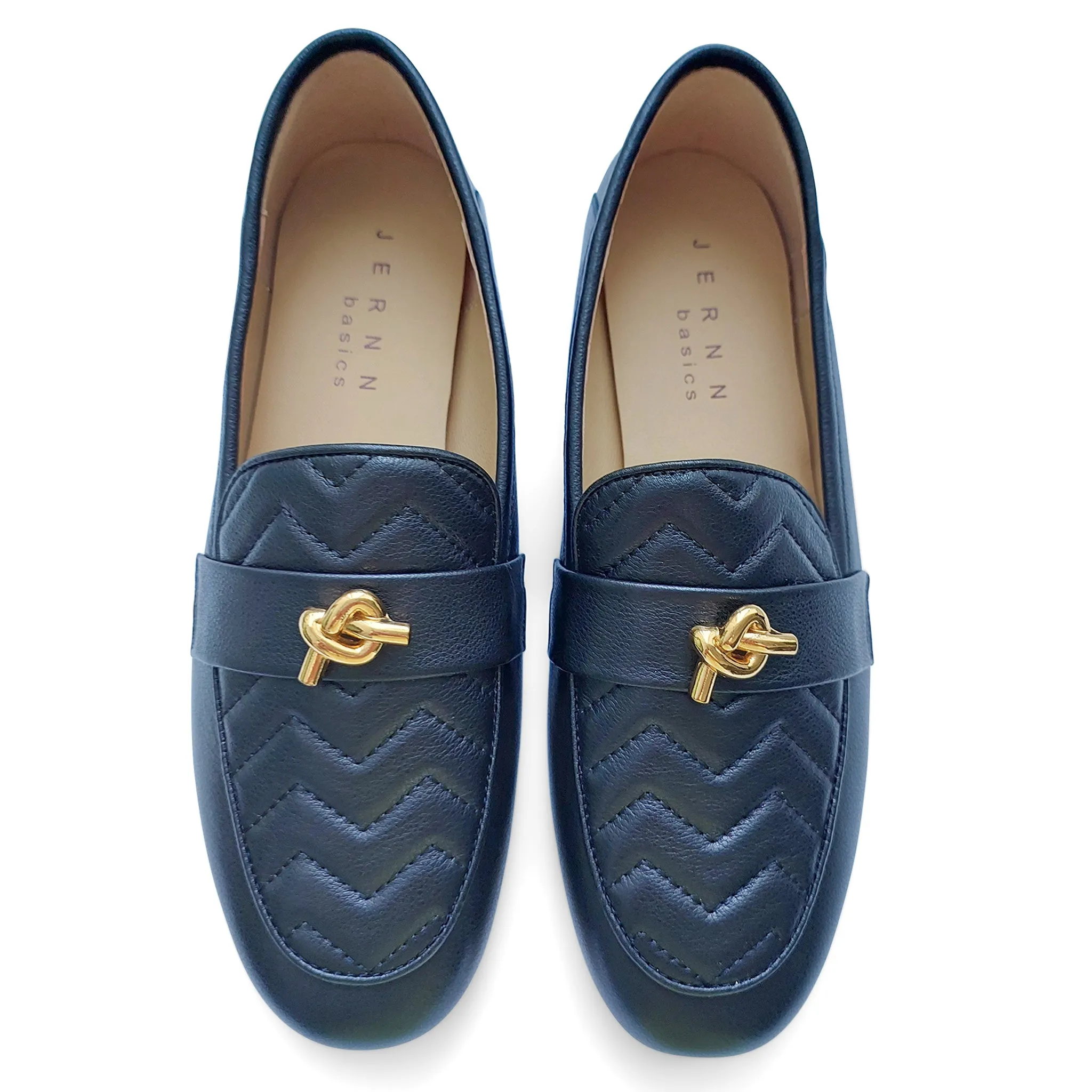 Milano Quilted Knot Loafers