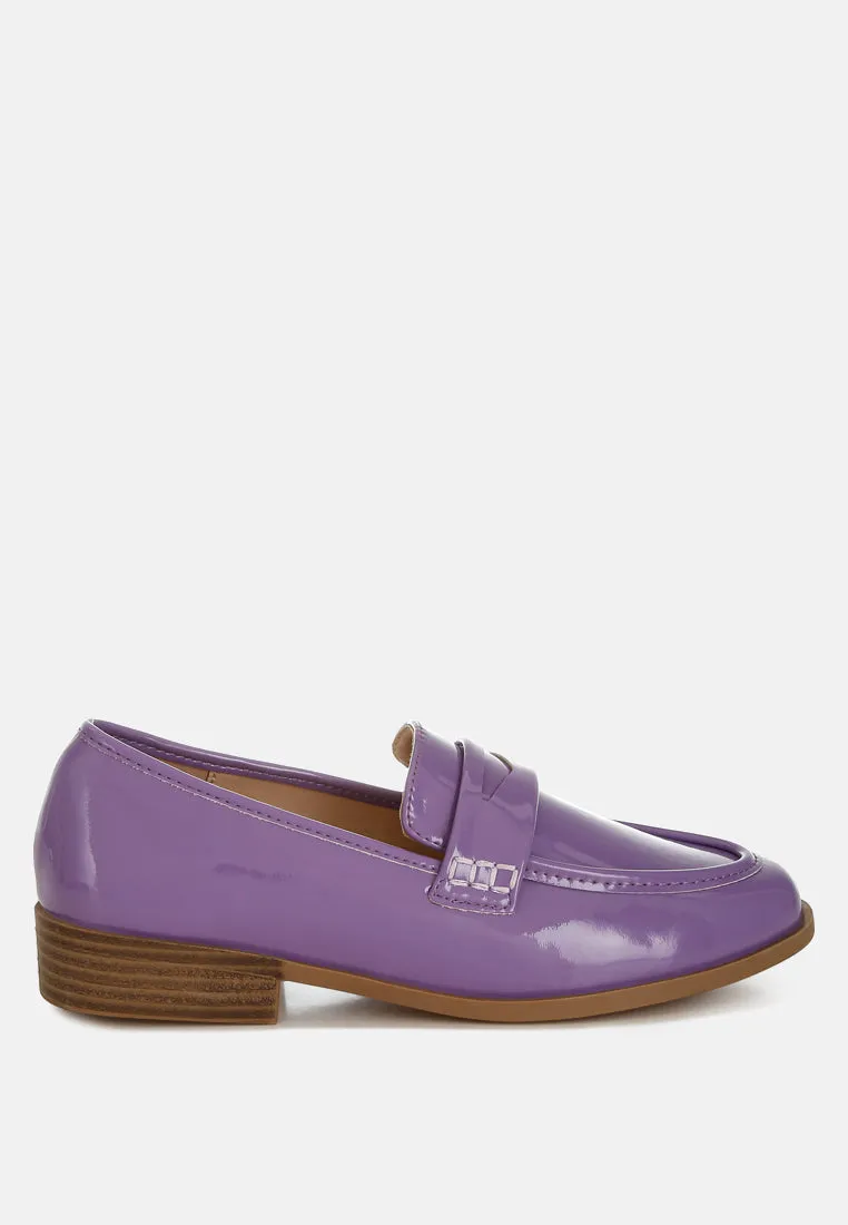 Mogul Penny Strap Detail Loafers