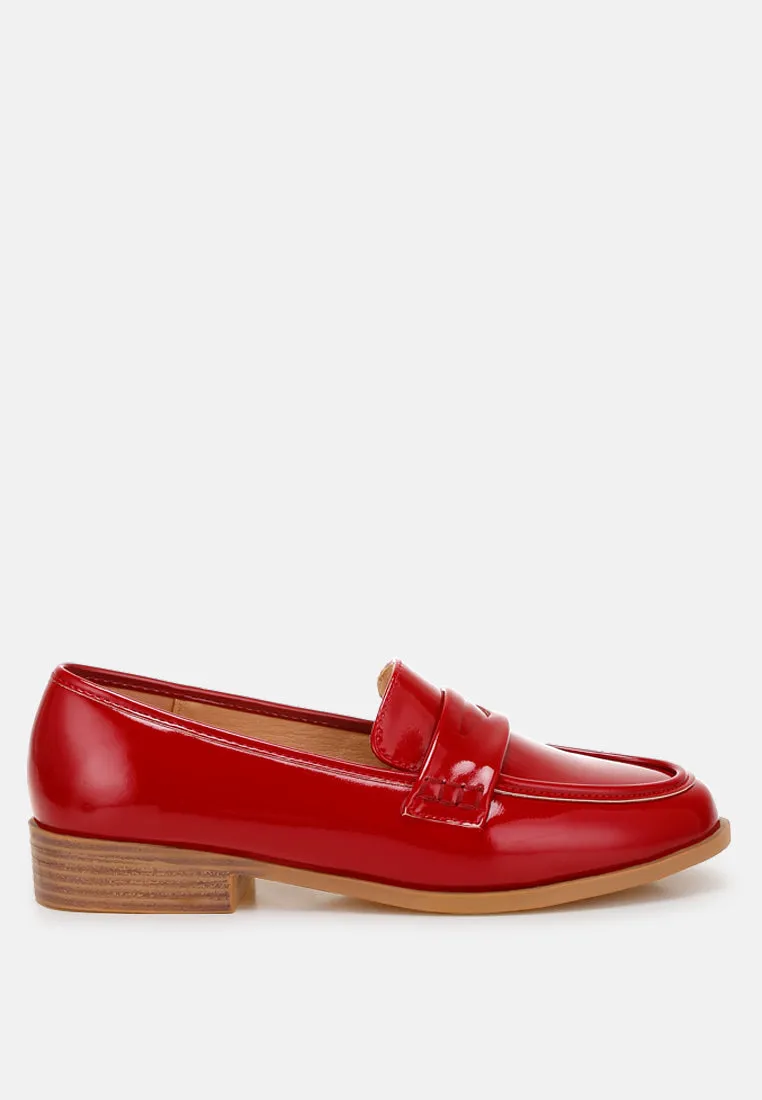 Mogul Penny Strap Detail Loafers