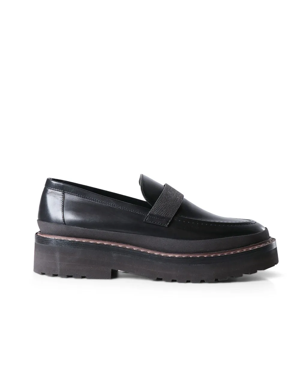 Monili Chunky Loafer in Black