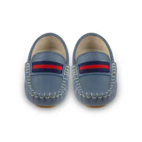 Oscar's For Kids Sorento Mid Blue Loafers