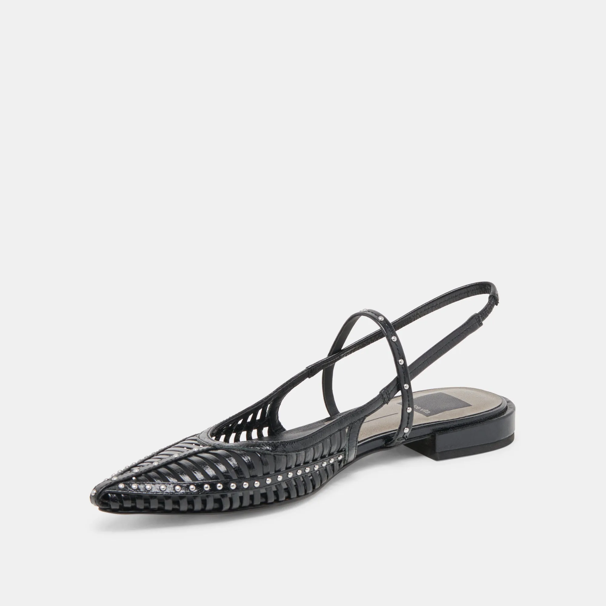 PHINLY FLATS MIDNIGHT CRINKLE PATENT