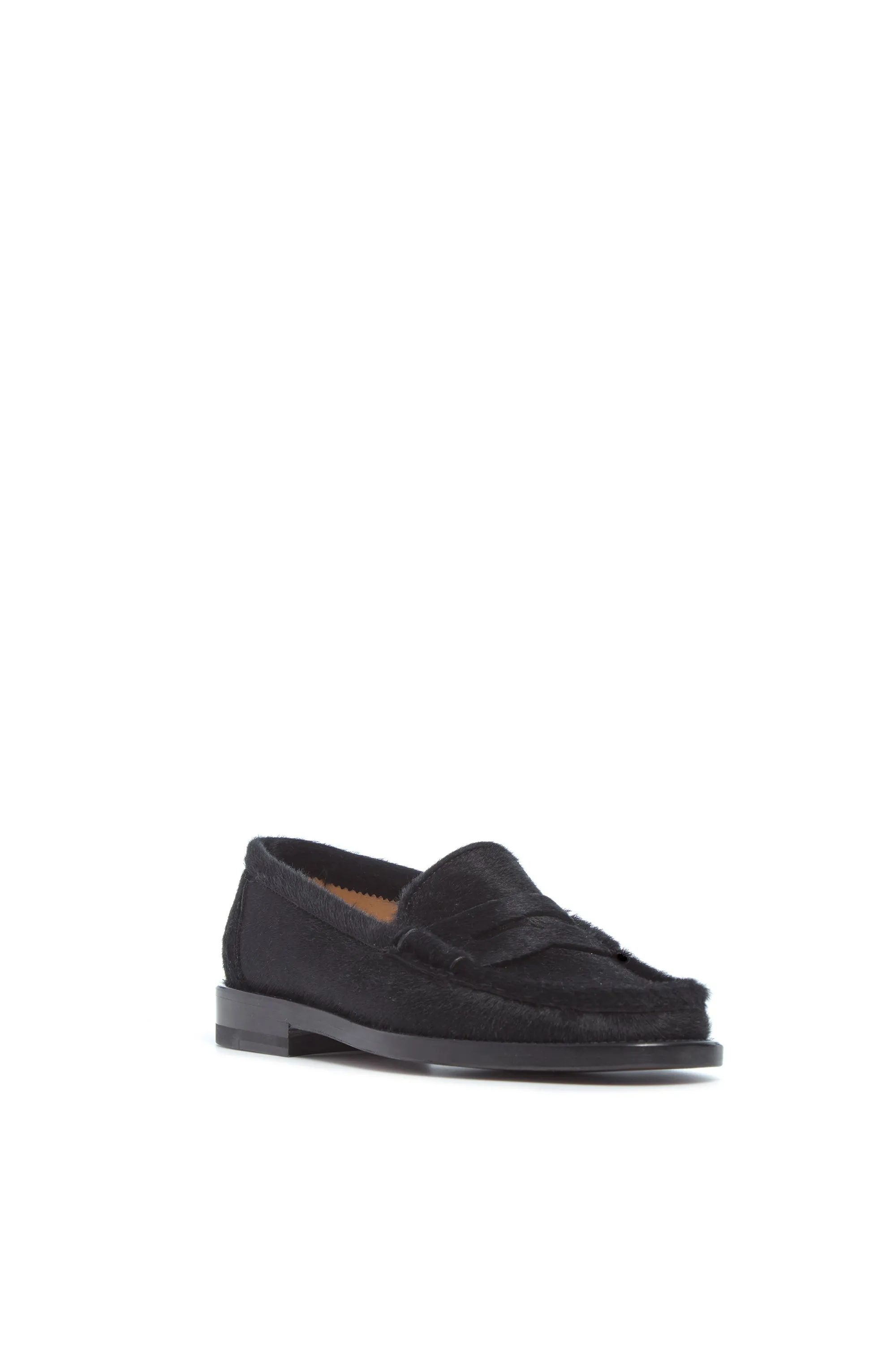 Pierre Loafer in Black Pony Hair