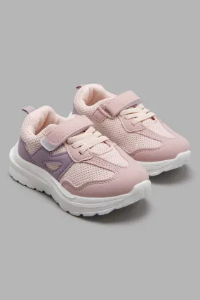 Pink Velcro Sneaker