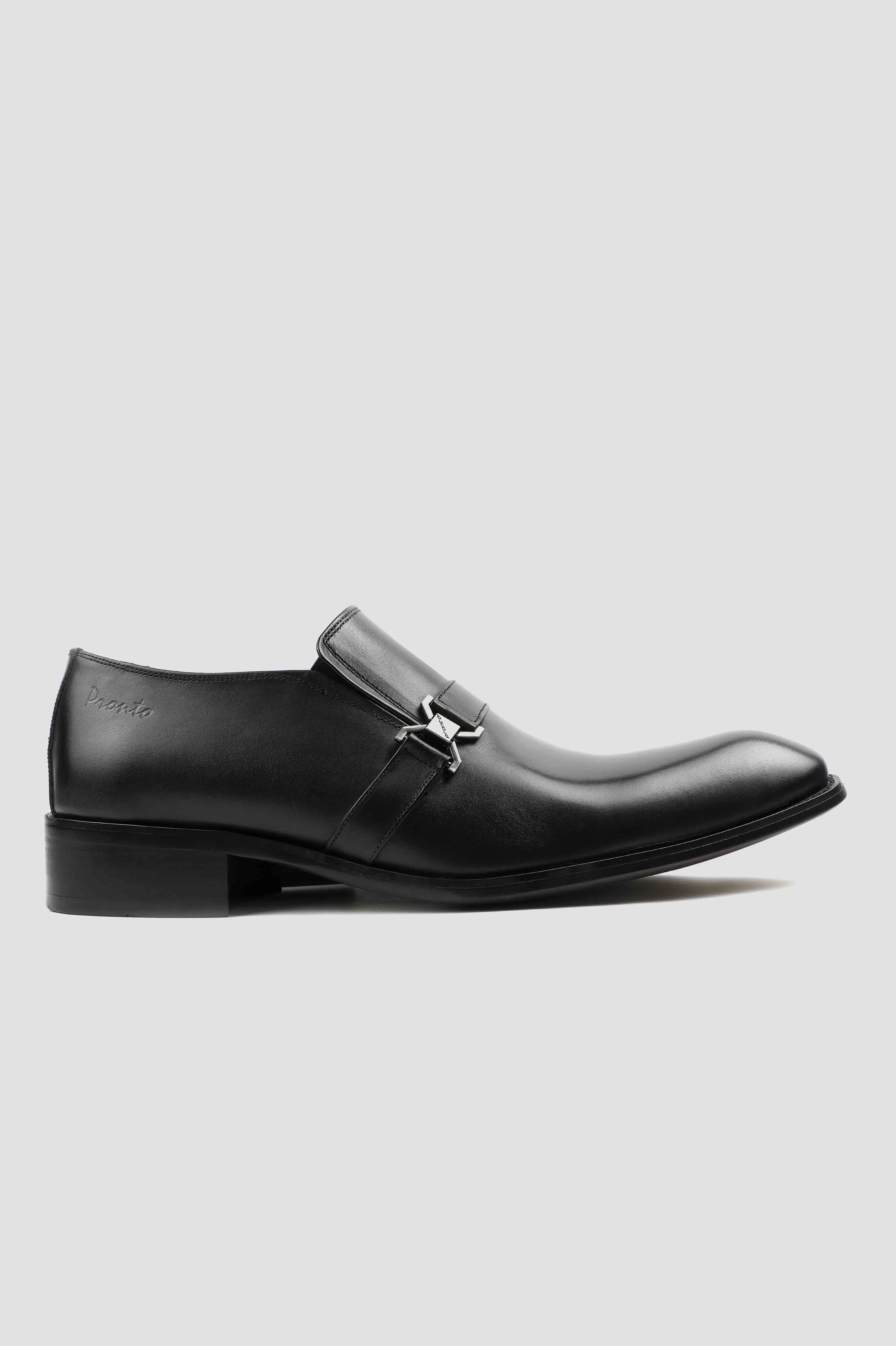 Plain Toe Strap Loafer