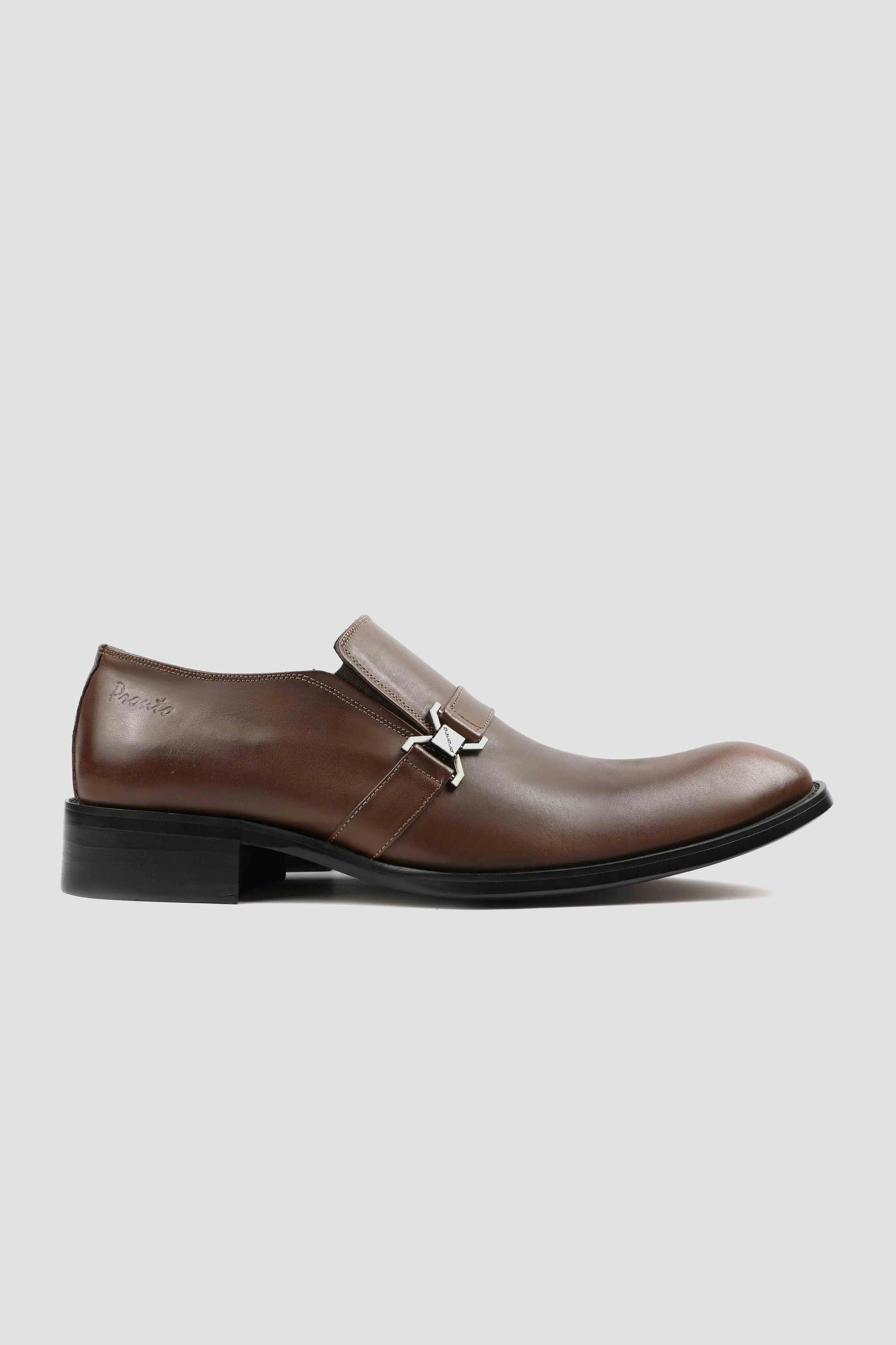 Plain Toe Strap Loafer