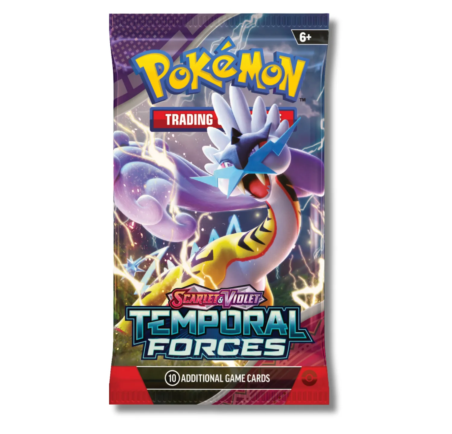 Pokemon Scarlet & Violet Temporal Forces Booster Pack | Raging Bolt