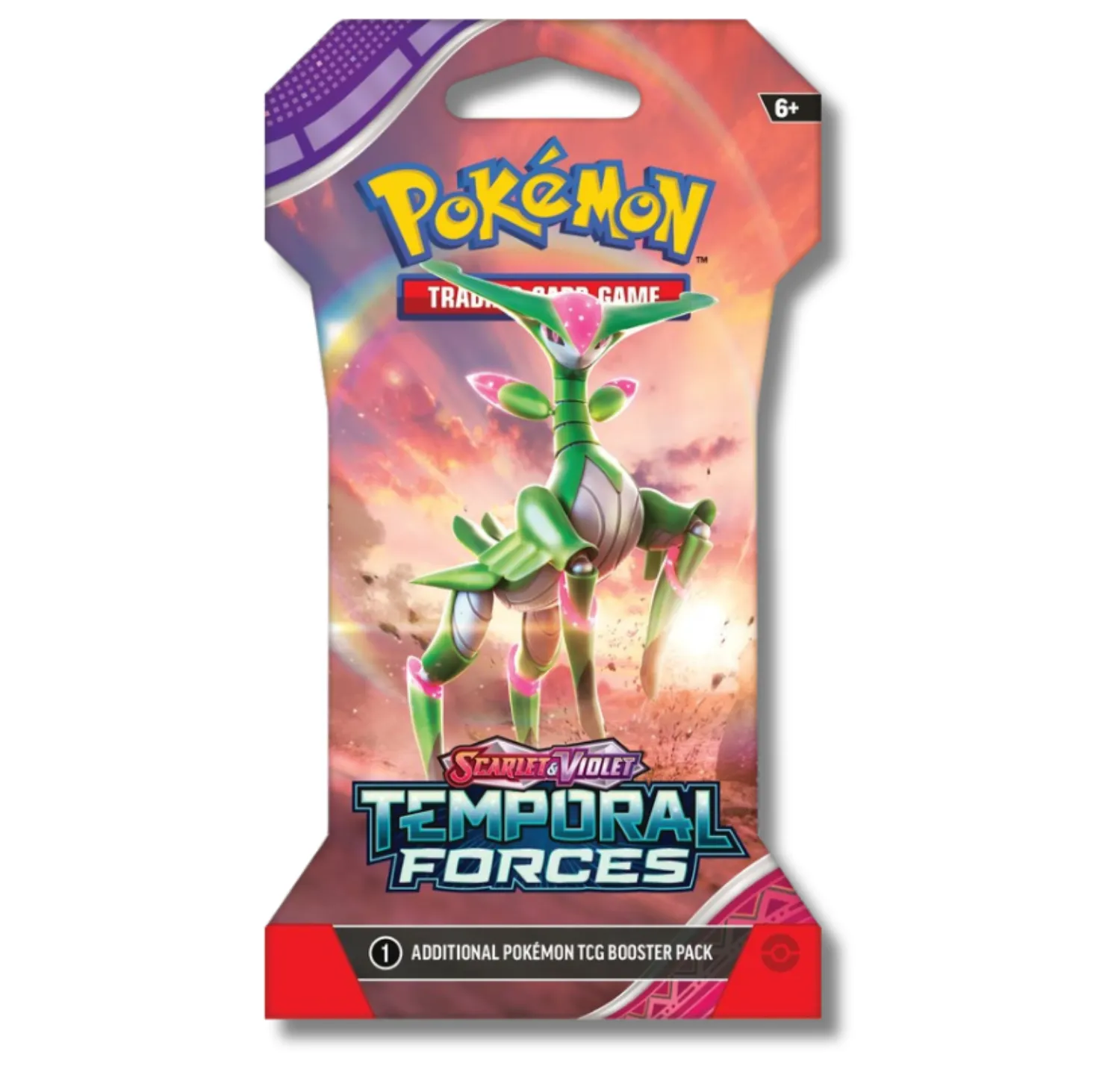 Pokemon Scarlet & Violet Temporal Forces Sleeved Booster | Iron Leaves