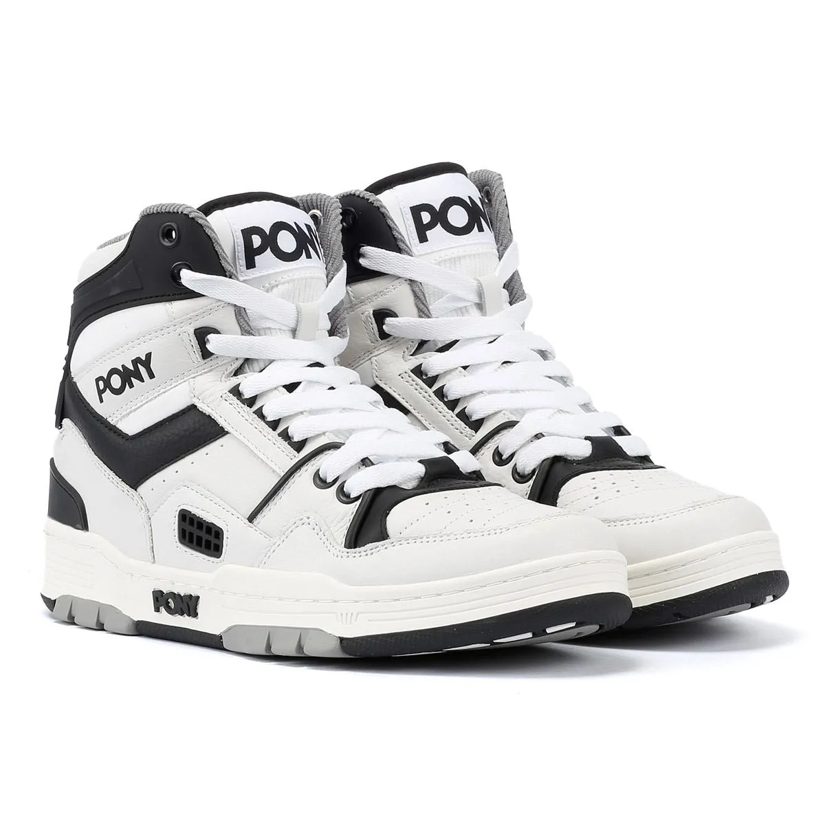 Pony M_100 White/Black Trainers