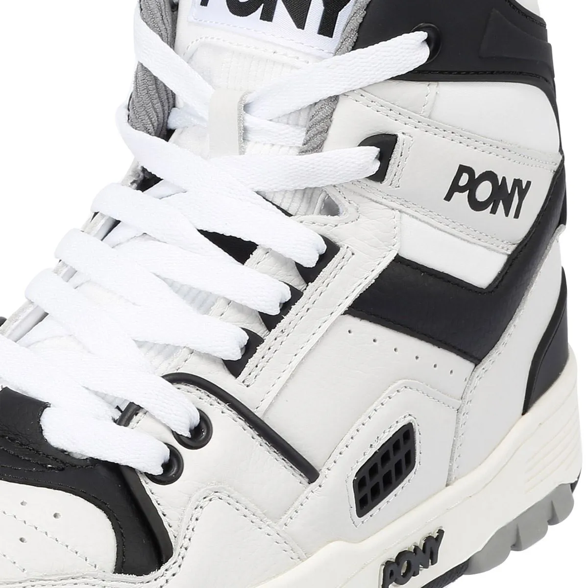 Pony M_100 White/Black Trainers