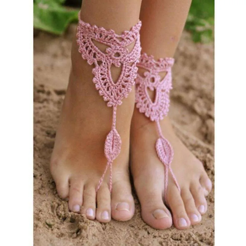 Purity Rope Anklet Sandals