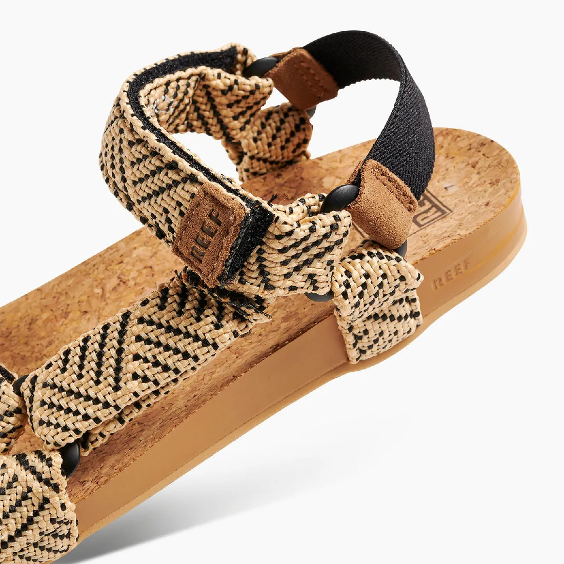 Reef Cushion Rem Sandal-Black/Tan