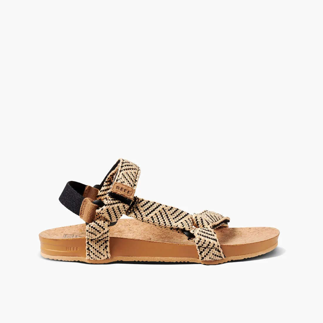 Reef Cushion Rem Sandal-Black/Tan