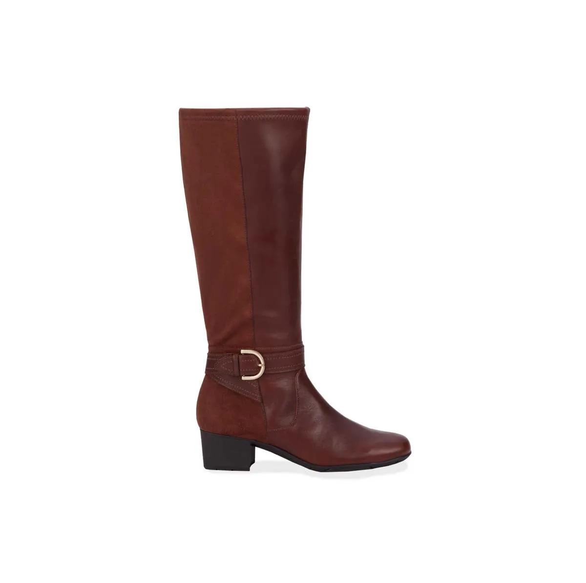 Ros Hommerson Max Wide Shaft Women's Zip Up Boot In Tobacco