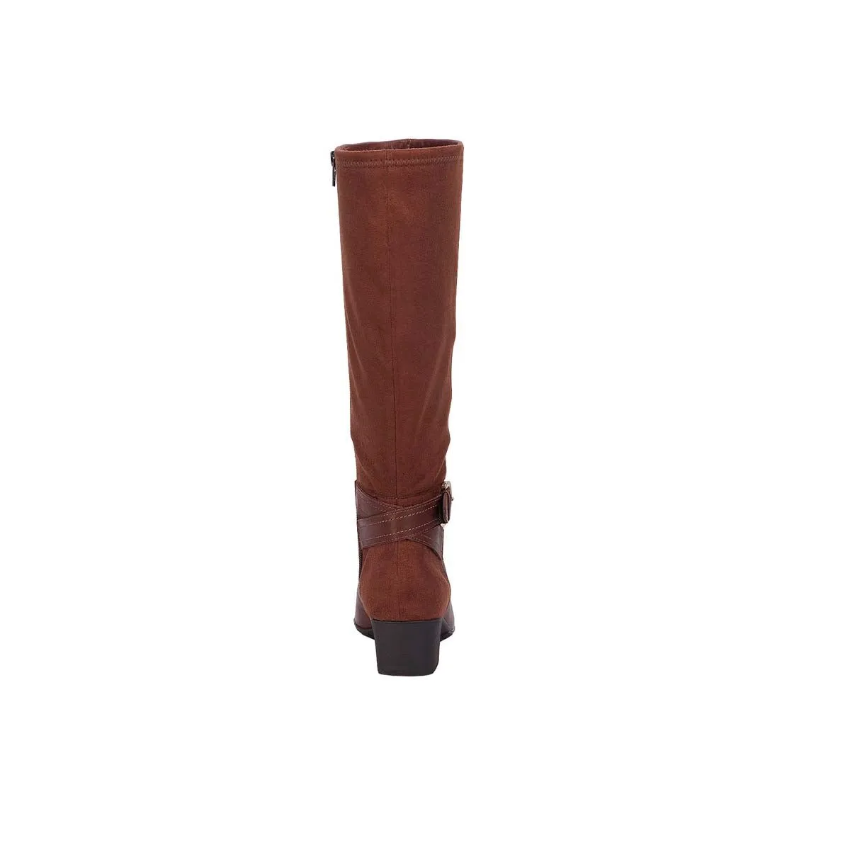 Ros Hommerson Max Wide Shaft Women's Zip Up Boot In Tobacco