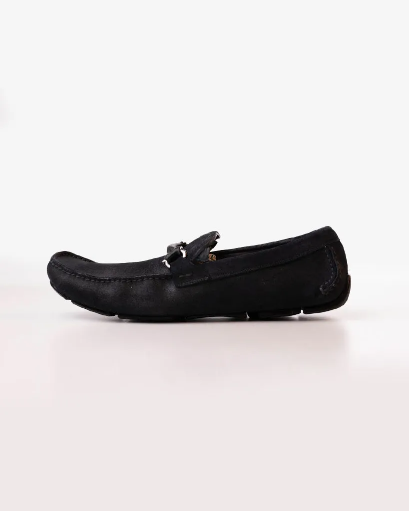 Salvatore Ferragamo Grand Prix Leather Bit Driver Loafer