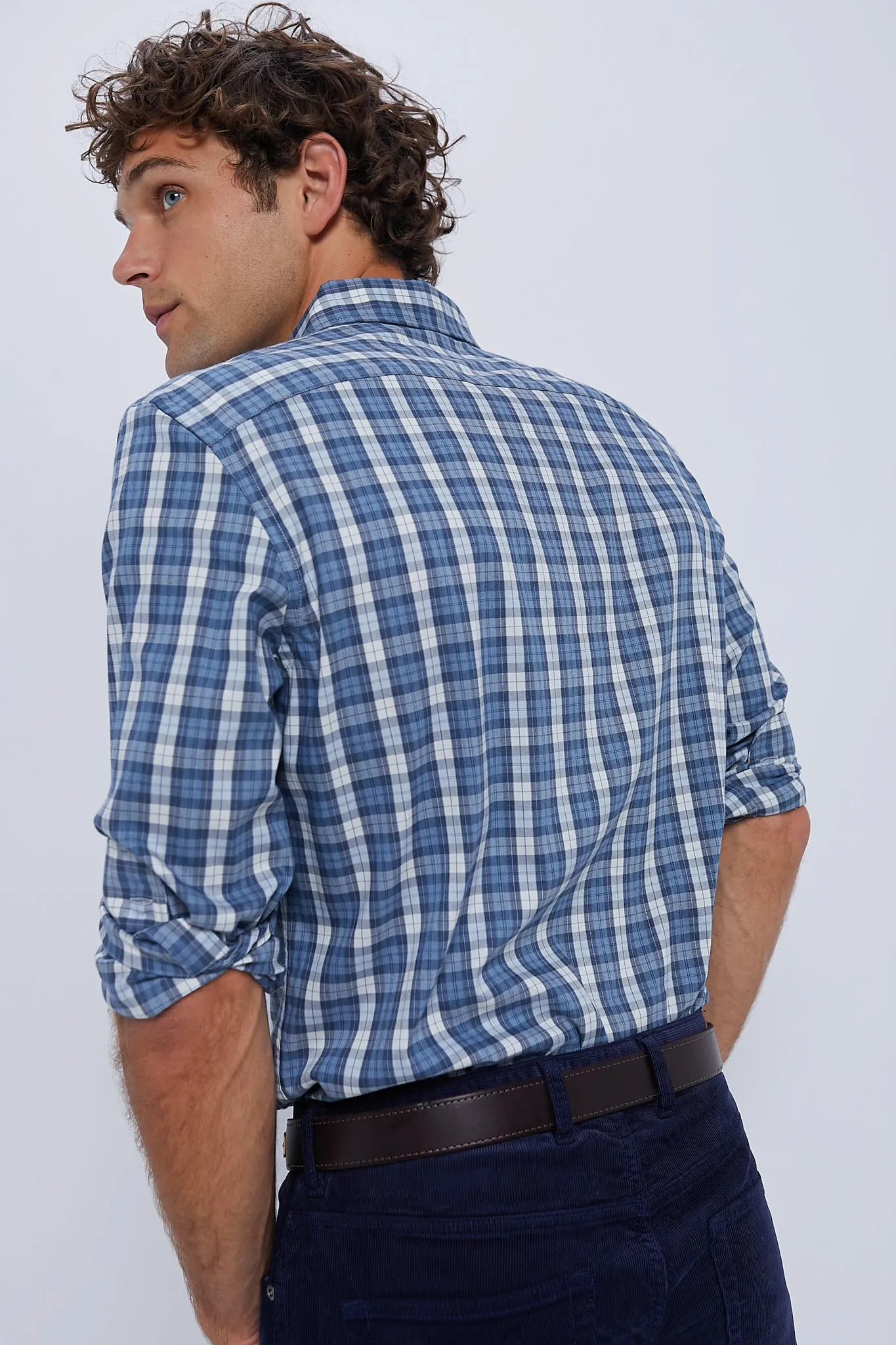 Seaside Blue Plaid Movement Shirt