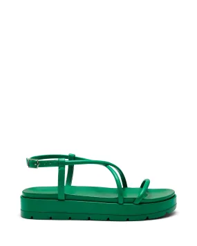 Serpent Flatform Sandal Fern