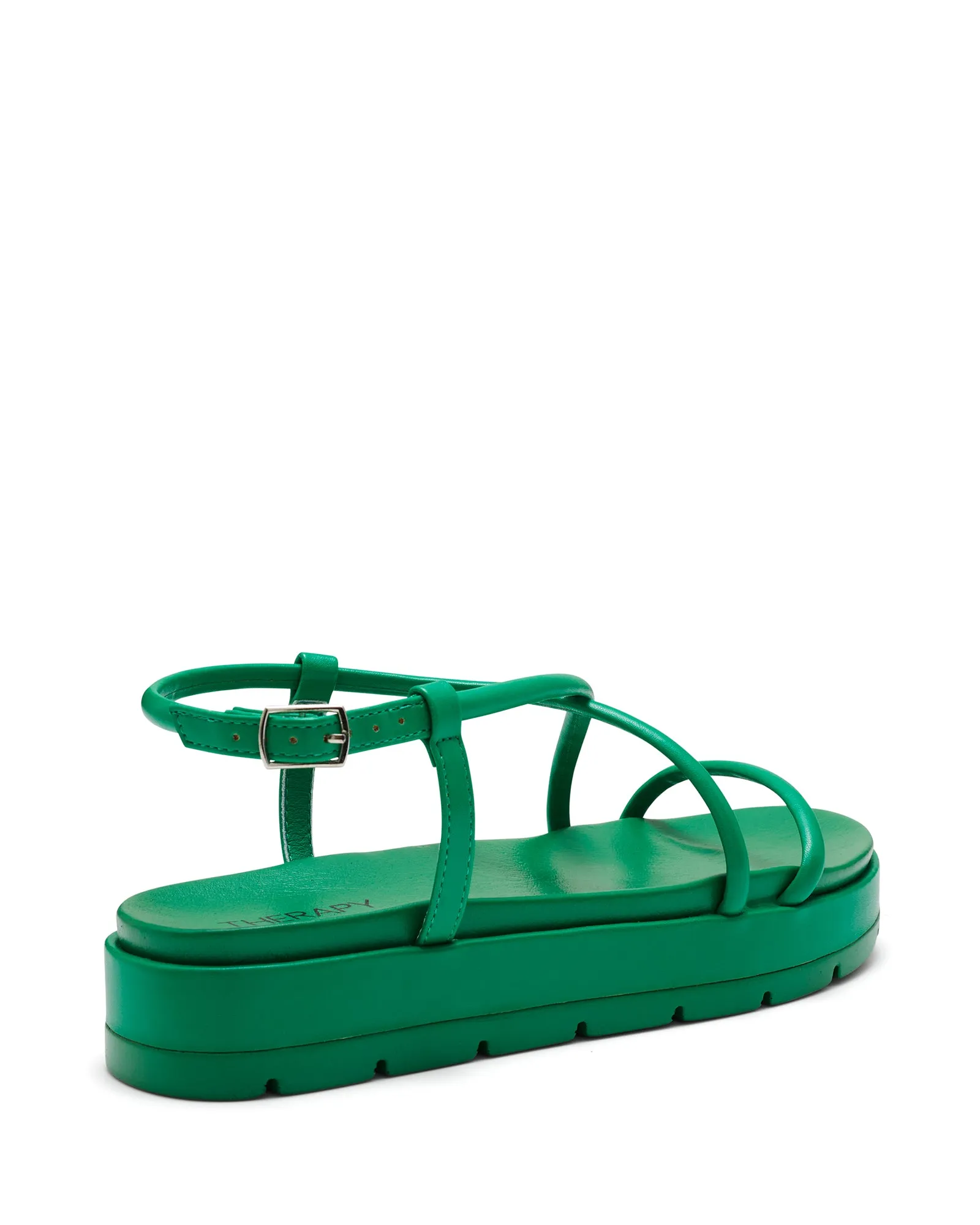 Serpent Flatform Sandal Fern