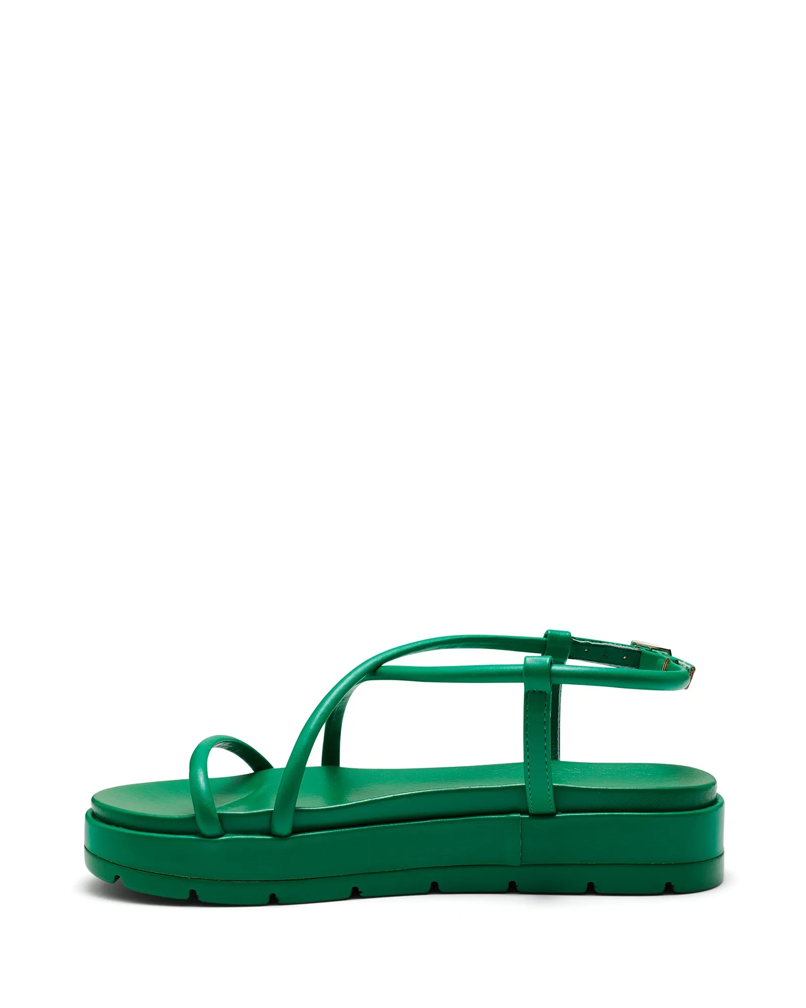 Serpent Flatform Sandal Fern