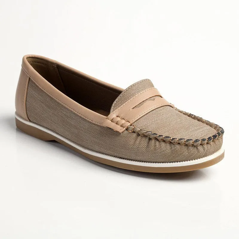 Soft Style by Hush Puppy Jamese Loafer - Taupe