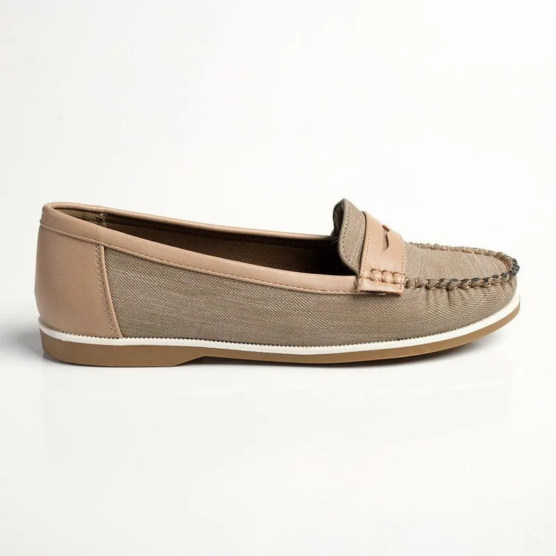 Soft Style by Hush Puppy Jamese Loafer - Taupe