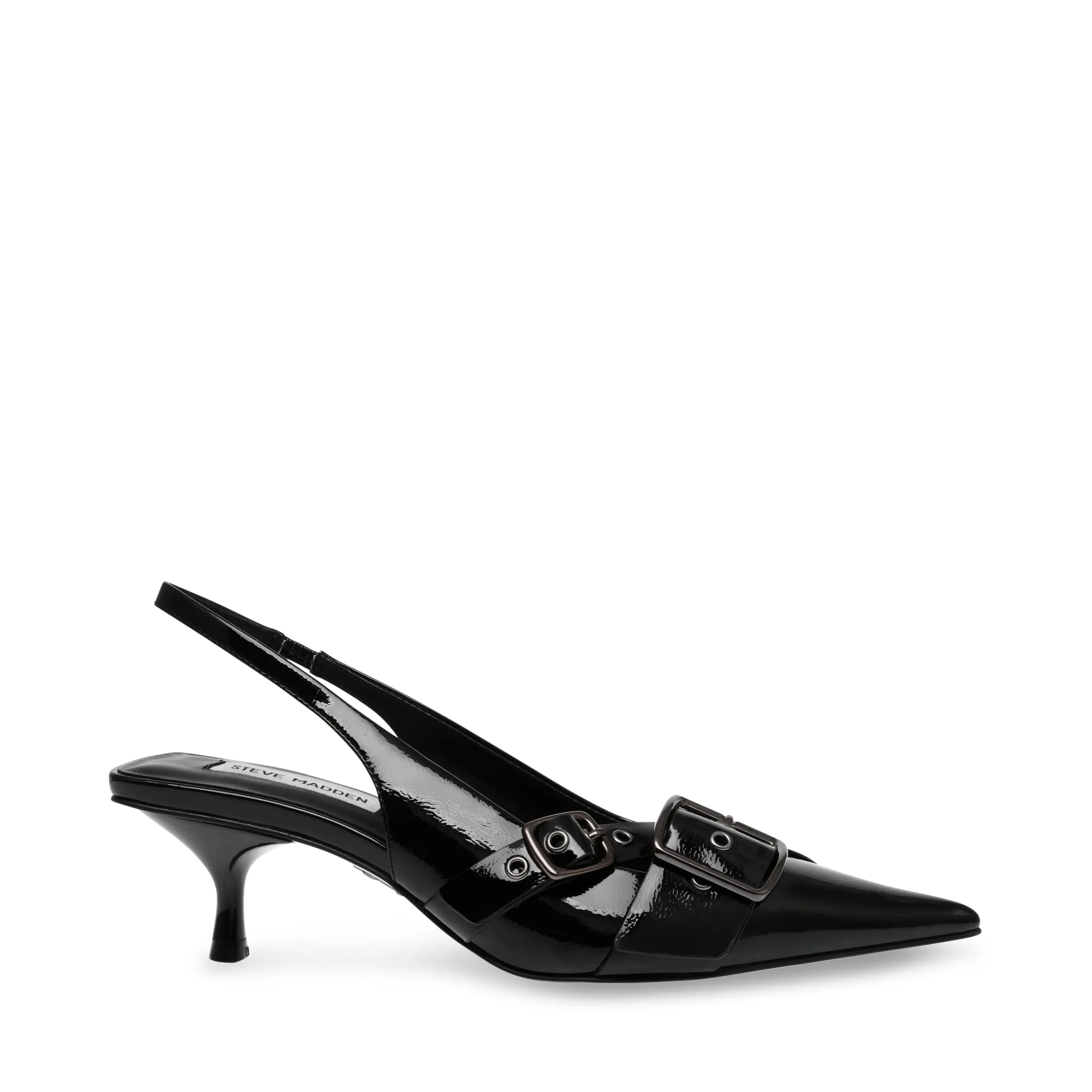 Stepback Sandals BLACK PATENT