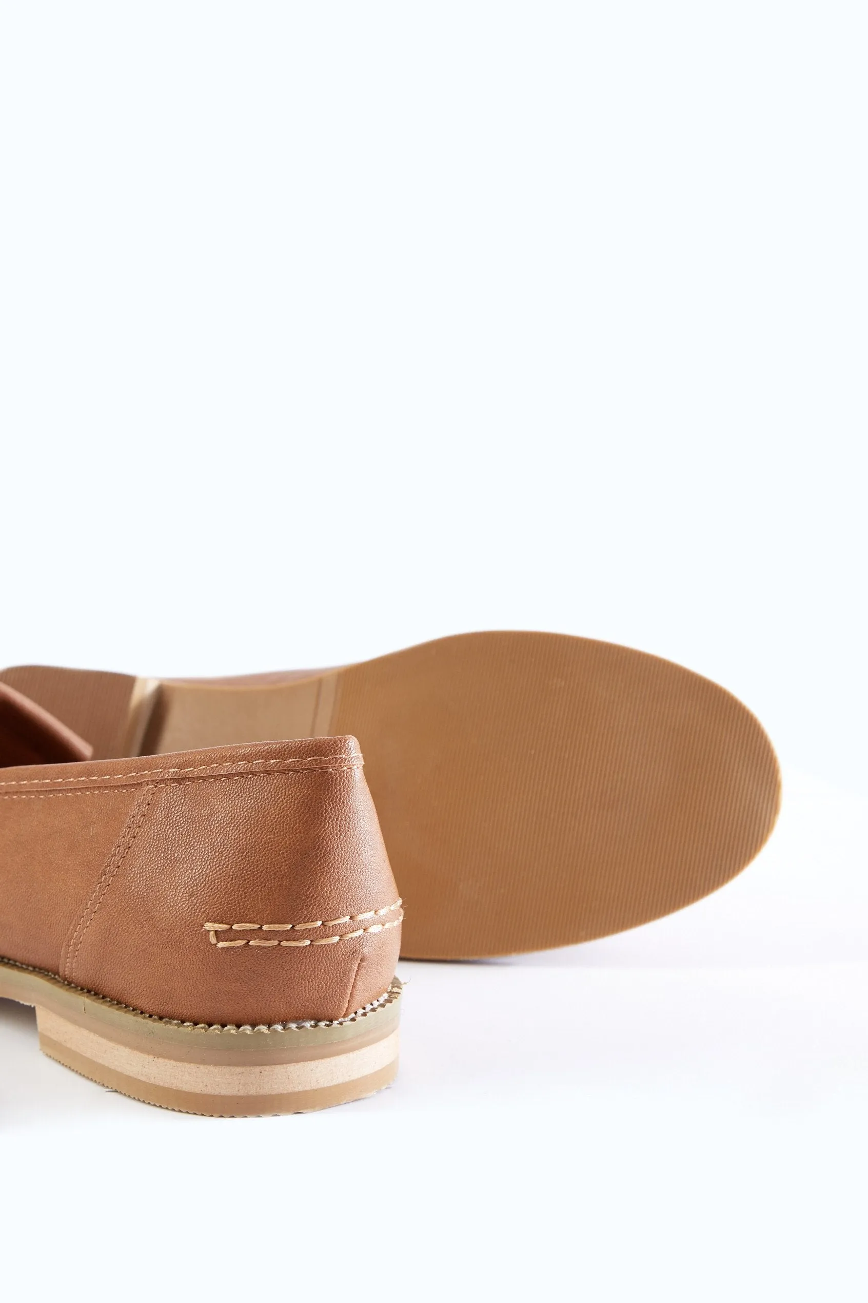 Tan Tassel Loafers