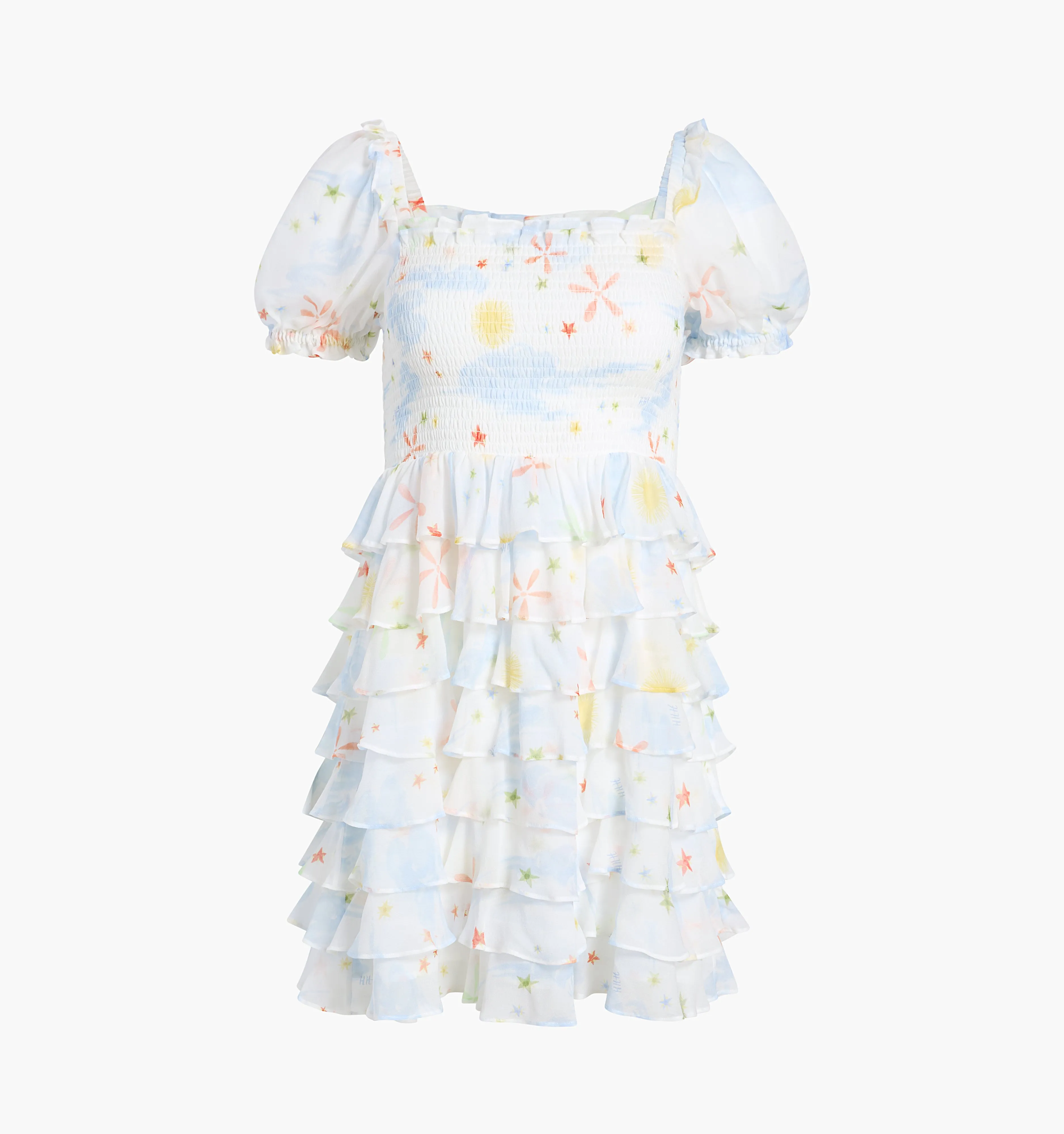 The Mimi Nap Dress - Celestial Floral Georgette