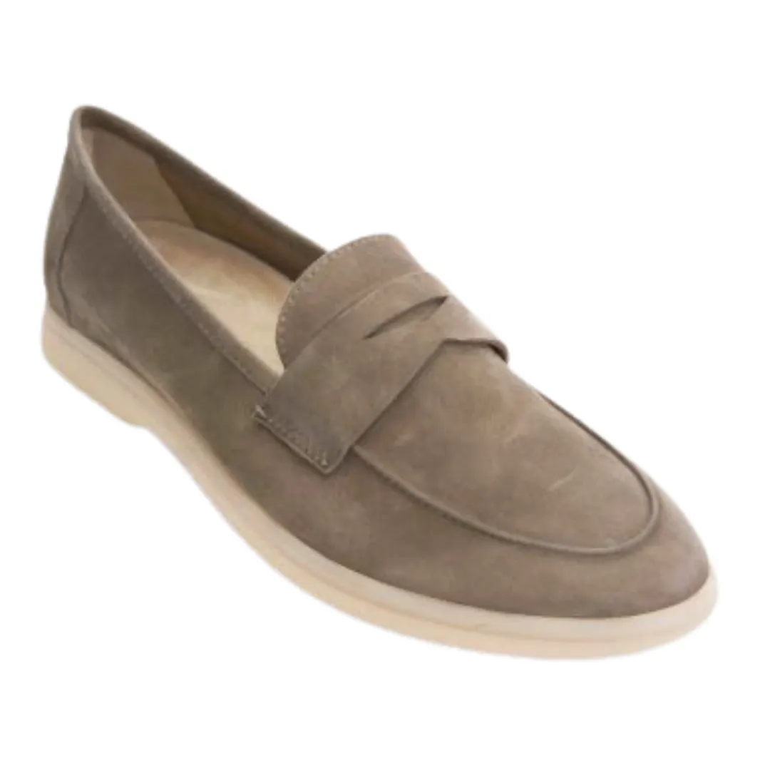 Undine Loafers - Taupe Suede