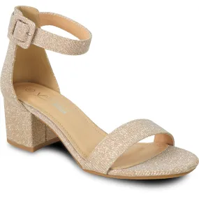 VANGELO Women Sandal DARCIE-23 Heel Party Prom & Wedding Sandal Gold