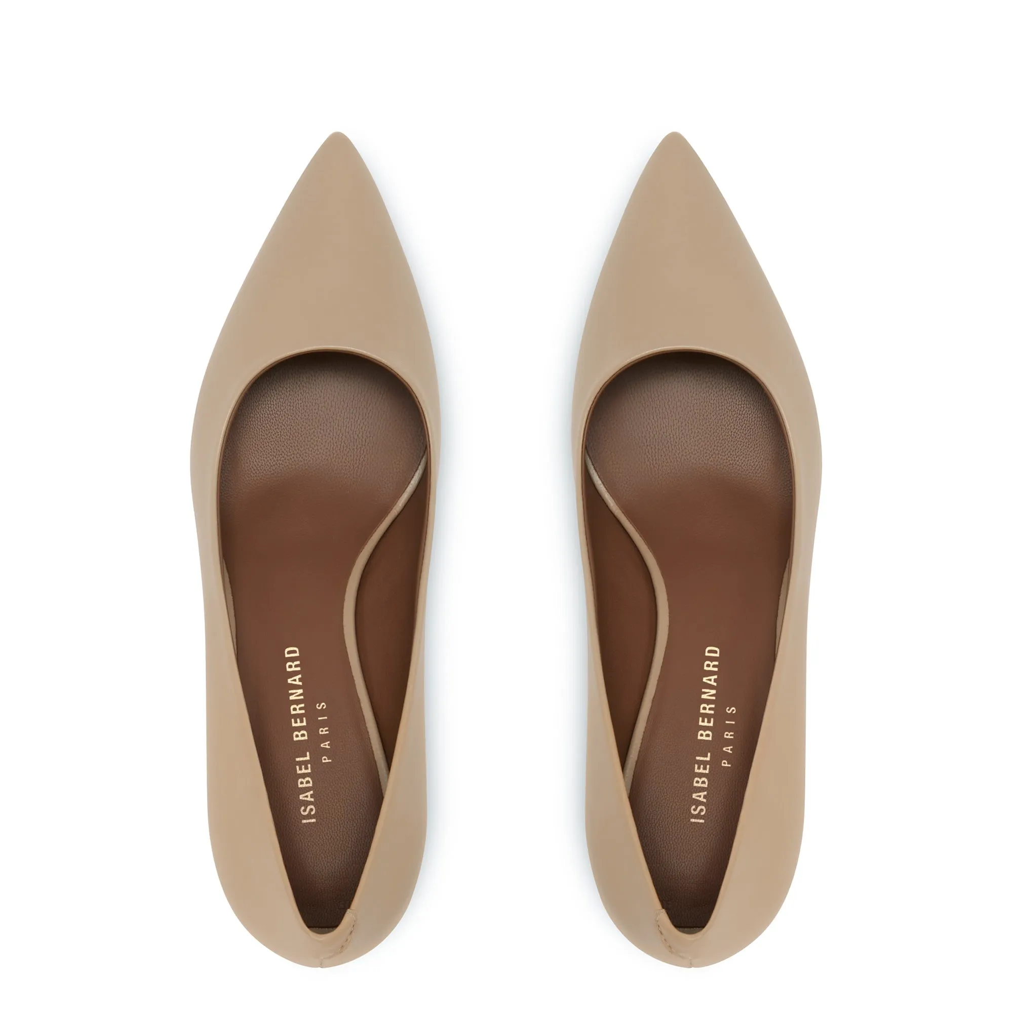 Vendôme Loraine beige calfskin leather pumps