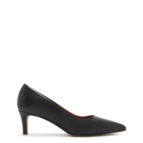 Vendôme Loraine black calfskin leather pumps