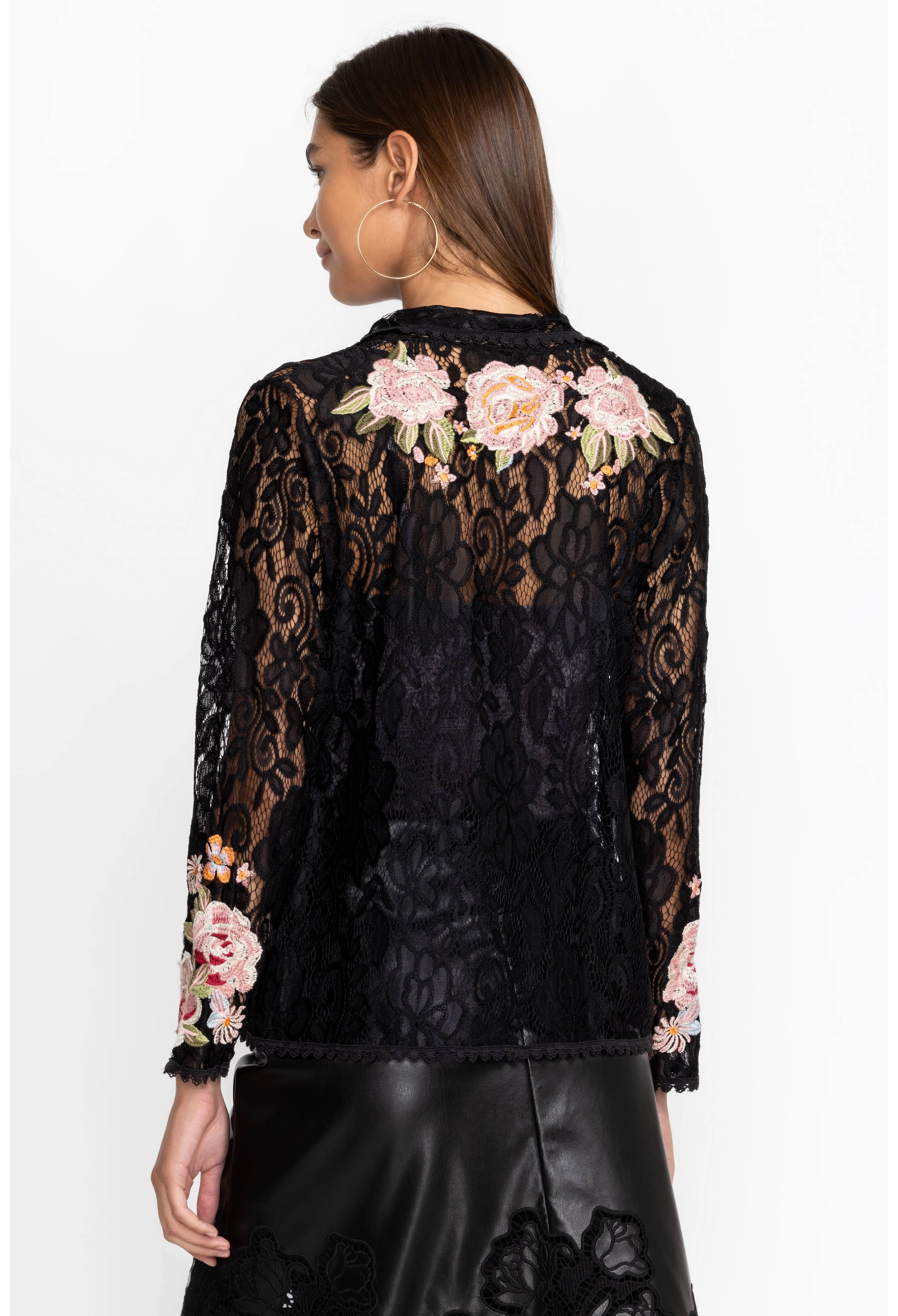 Veronne Lace Slip Blouse