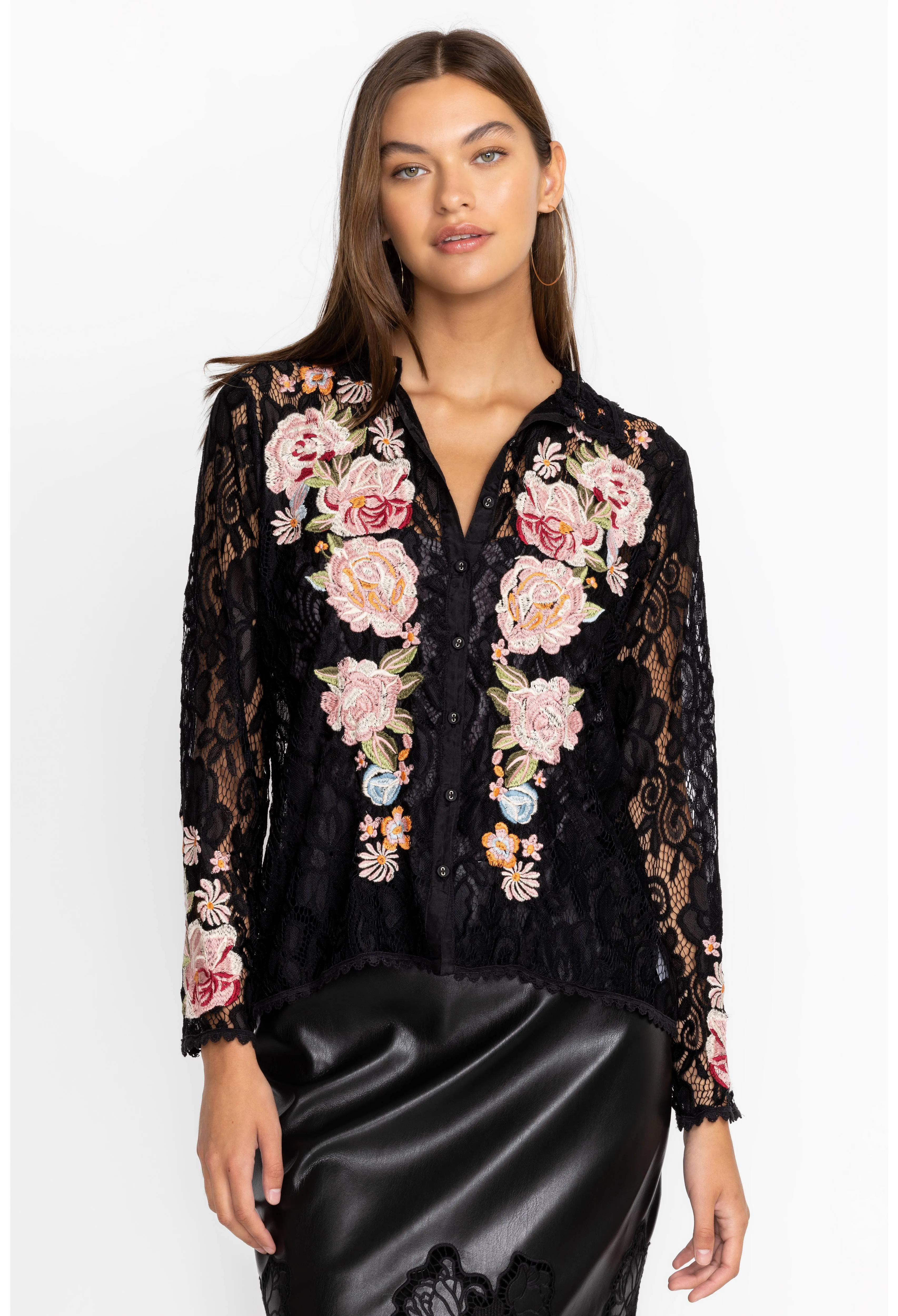 Veronne Lace Slip Blouse