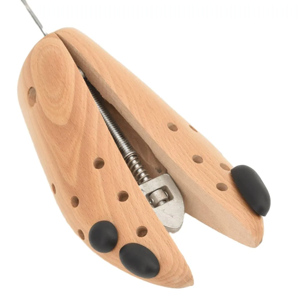 vidaXL Shoe Stretcher EU 40-43 Solid Wood Beech