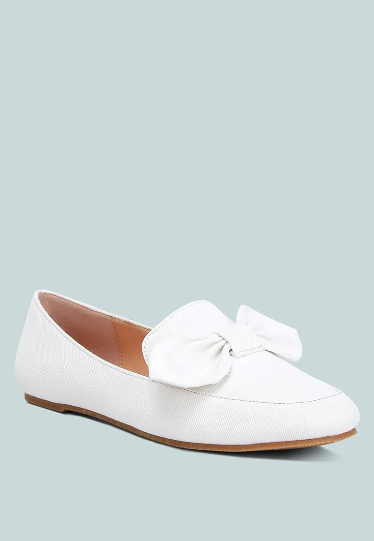 Waveney Bow Embellished Loafers