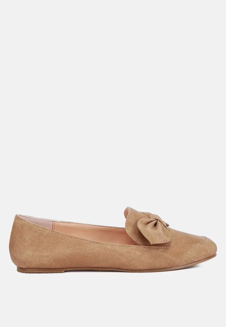 Waveney Bow Embellished Loafers