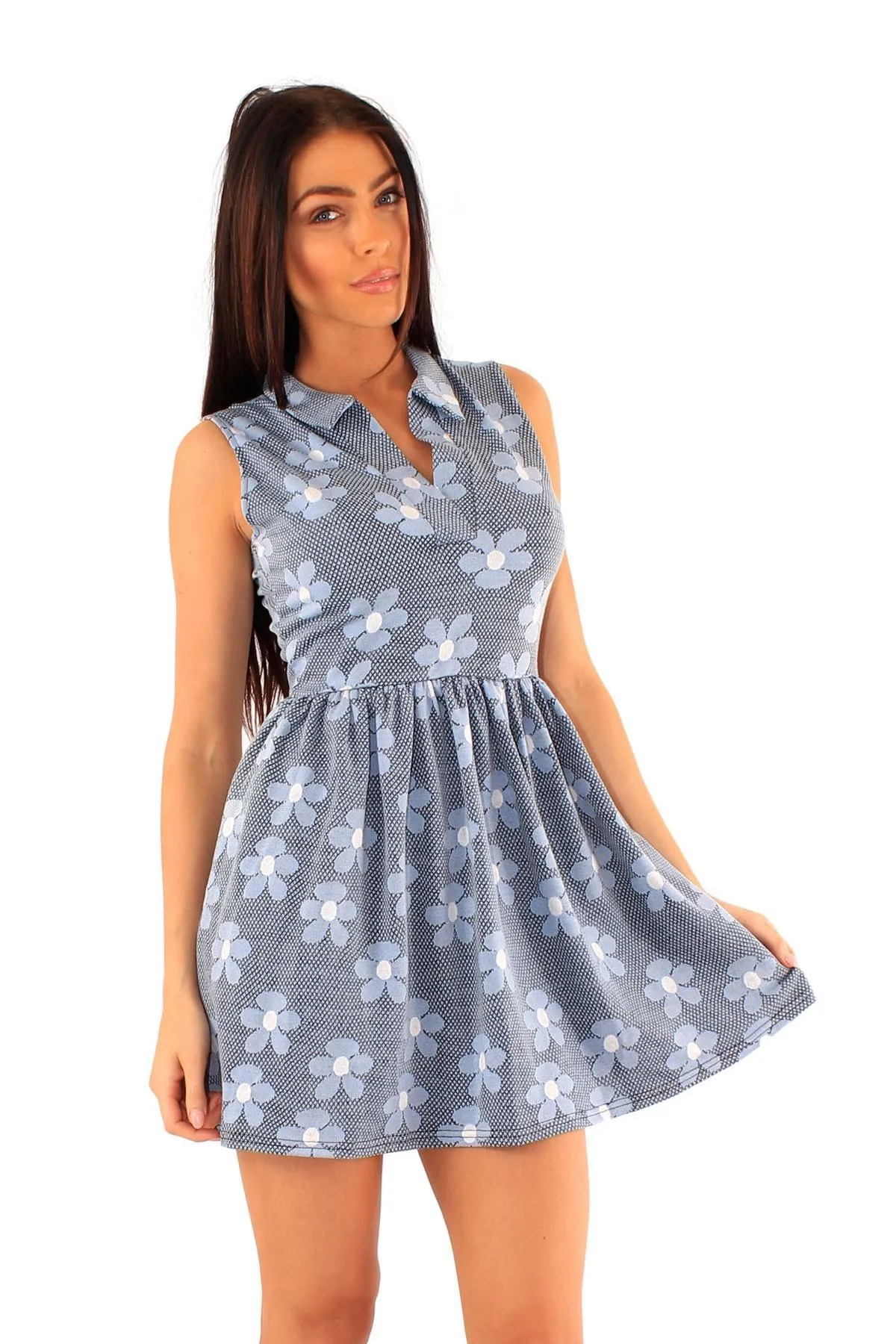 Womens Floral Tory Midi Dress