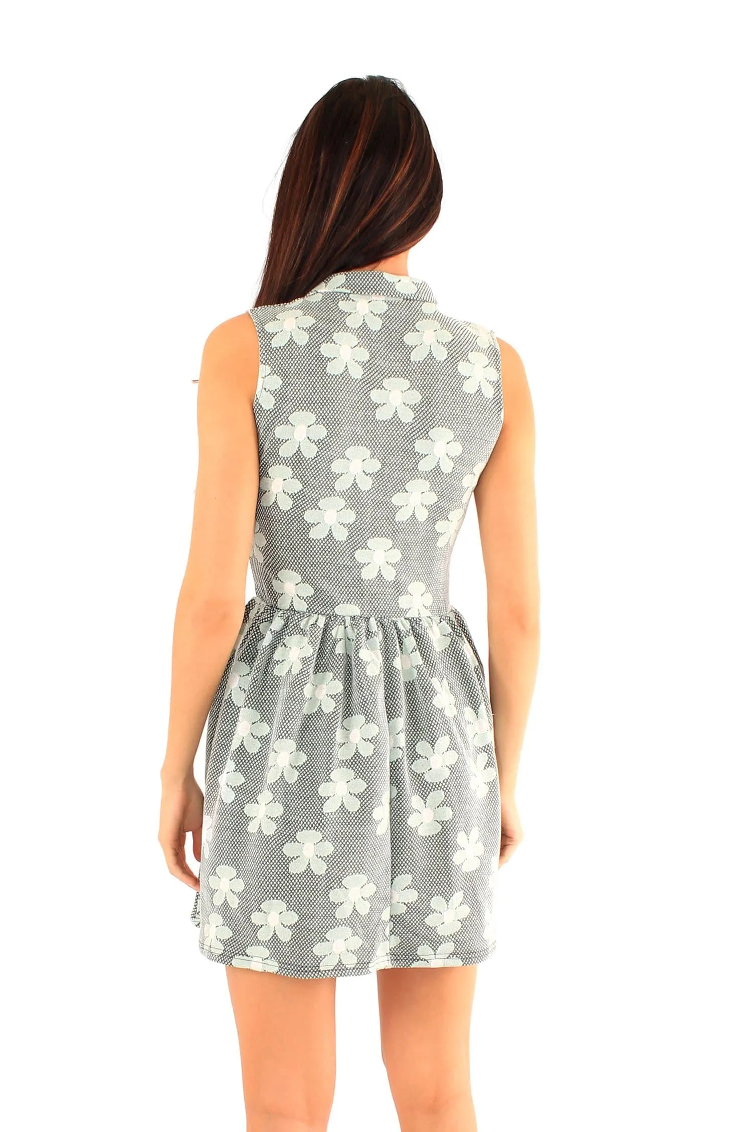 Womens Floral Tory Midi Dress