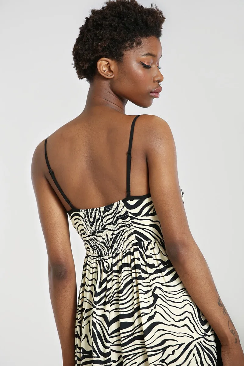 Zebra Maxi  Dress