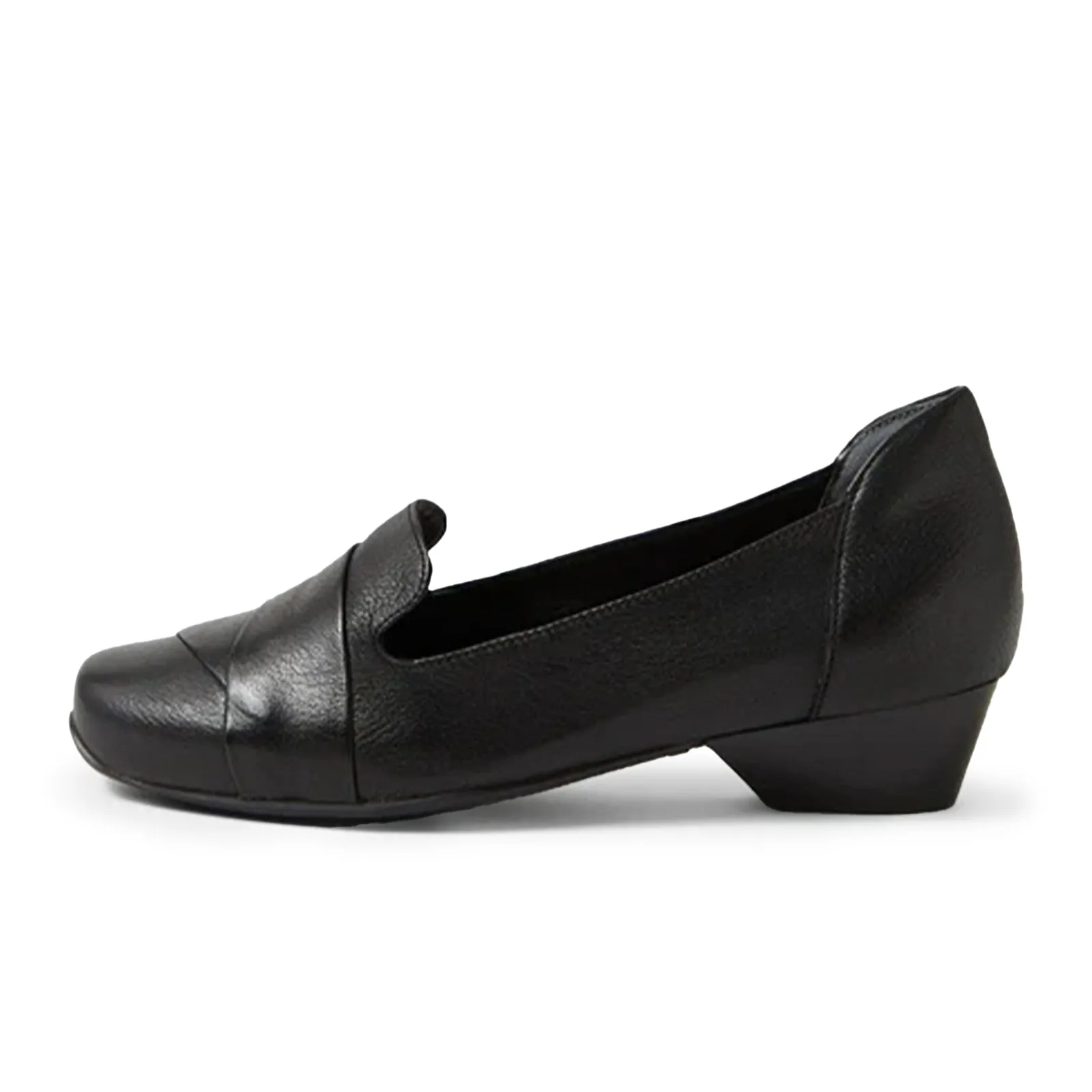 Ziera Ceylyn Wide Loafer (Women) - Black Leather